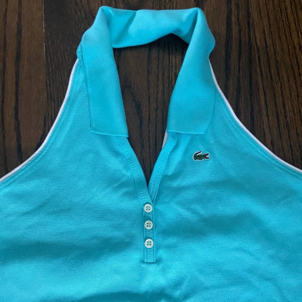 Brand new Lacoste polo halter top